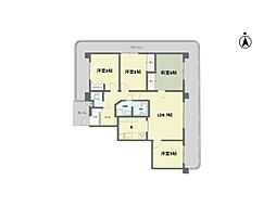 ビーグルマンション一番町 4LDKの間取り
