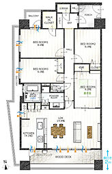 間取図画像 4LDK