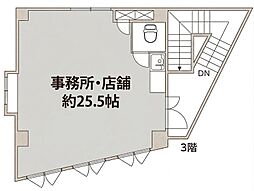SSビル ワンルームの間取図画像