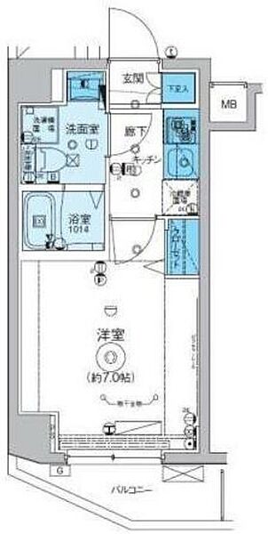 リヴシティ横濱インサイト ｜神奈川県横浜市南区睦町１丁目(賃貸マンション1K・7階・21.83㎡)の写真 その2