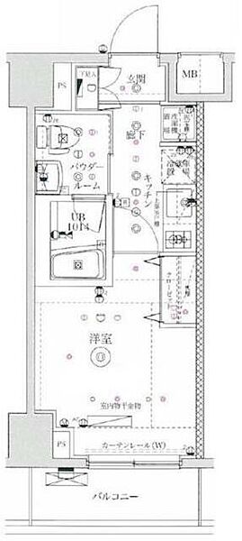 イアース横濱関内 ｜神奈川県横浜市中区長者町８丁目(賃貸マンション1K・9階・22.11㎡)の写真 その2