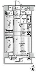メイクスアート五反野 7階2LDKの間取り