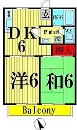間取図画像 2DK