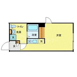 Novel Court 西新井 ワンルームの間取図画像
