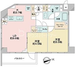 コンフォリア西新井 2LDKの間取図画像