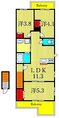 物件の間取り