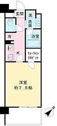 ヴェールクレール永福 1Kの間取図画像