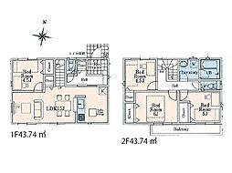 新座市畑中2丁目　新築一戸建住宅　全13棟　(丸井志木店)