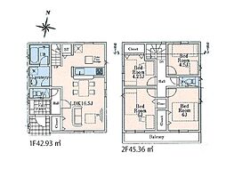 新座市畑中2丁目　新築一戸建住宅　全13棟　(丸井志木店)