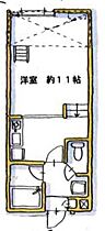 セザンヌ王ヶ崎 101 ｜ 愛知県豊橋市王ヶ崎町字宮脇7－4（賃貸アパート1R・1階・24.64㎡） その2