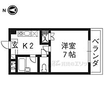 パラーシオ聚楽 305 ｜ 京都府京都市中京区聚楽廻西町（賃貸マンション1K・3階・21.08㎡） その2