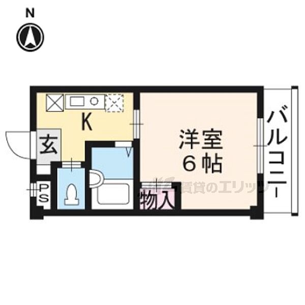 サンウエストくら 505｜京都府京都市下京区西七条南西野町(賃貸マンション1K・5階・19.00㎡)の写真 その2