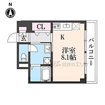 京都府京都市東山区本町4丁目（賃貸マンション1R・2階・24.58㎡） その2