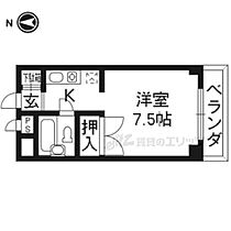 京都府京都市上京区上御霊横通寺町西入る上御霊馬場町（賃貸マンション1K・1階・20.00㎡） その2