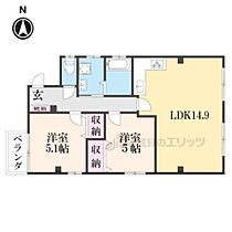 京都府京都市東山区本町五丁目（賃貸マンション2LDK・4階・62.22㎡） その2