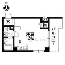 ルミエール聚楽  ｜ 京都府京都市上京区千本通出水下る十四軒町（賃貸マンション1R・2階・26.04㎡） その2