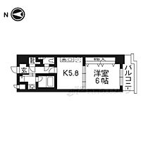 京都府京都市下京区七条御所ノ内北町（賃貸マンション1DK・4階・35.28㎡） その2