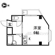 ヴィラ御陵 302 ｜ 京都府京都市山科区御陵鴨戸町（賃貸マンション1K・3階・20.22㎡） その2