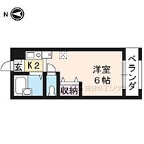 京都府京都市左京区田中大堰町（賃貸マンション1K・2階・17.00㎡） その2