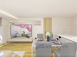 パ―チェ三条菊鉾町 3階1LDKのリビング/ダイニング