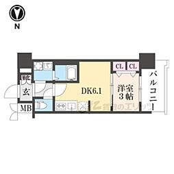 間取図画像 1DK