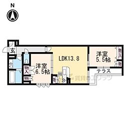 StoneVillage 2LDKの間取図画像