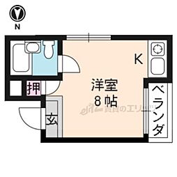 iori1 ワンルームの間取図画像