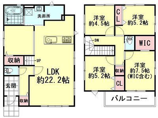 間取りを拡大表示