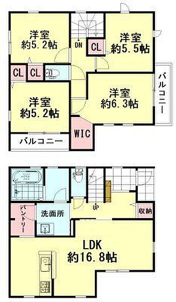 間取りを拡大表示