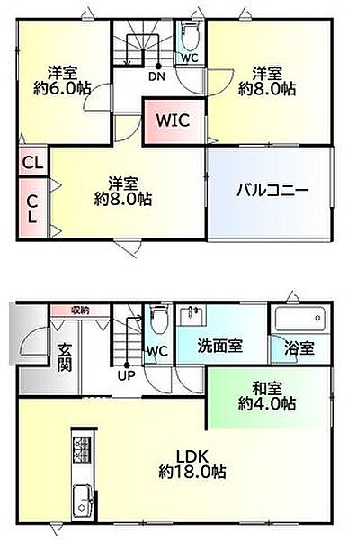 間取りを拡大表示
