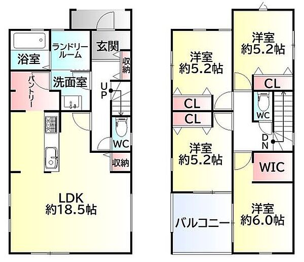 間取りを拡大表示