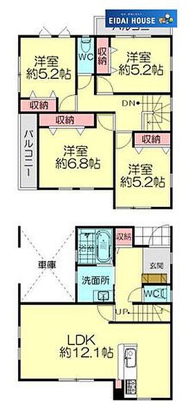間取りを拡大表示
