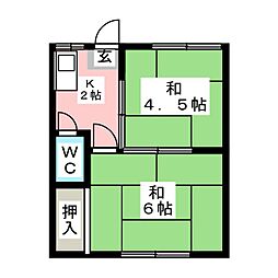 間取図画像 2K