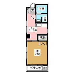 間取図画像 1DK