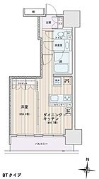 エスティメゾン錦糸町2 1LDKの間取図画像