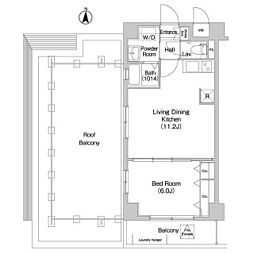 COMFORIA墨田立花 1LDKの間取図画像