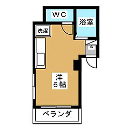 イオボヌール押上 ワンルームの間取図画像