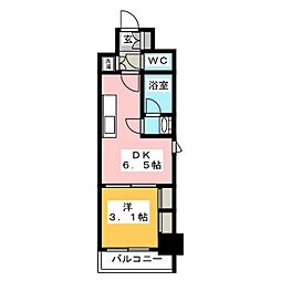UrbanexAsakusa 1DKの間取図画像