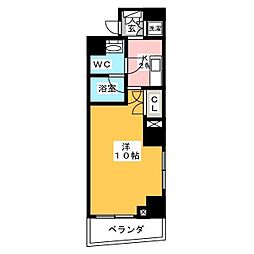 コンフォリア押上 1Kの間取図画像