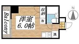 メゾン・ド・ヴィジオン ワンルームの間取図画像