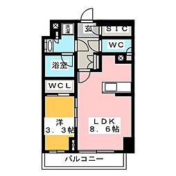 コンフォリア森下リバーサイド 1LDKの間取図画像