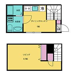 ゾネ御茶ノ水 1階1LDKの間取り