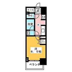 ParkAxis木場 1Kの間取図画像