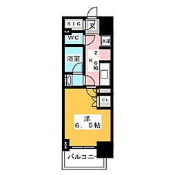 ParkAxis木場 1Kの間取図画像