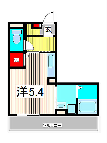 マナーハウス.T. 202｜埼玉県川口市本町３丁目(賃貸アパート1R・2階・20.31㎡)の写真 その2