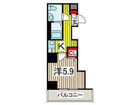 アルファコート蕨5 802 ｜ 埼玉県蕨市塚越１丁目（賃貸マンション1K・8階・21.59㎡） その2