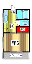 ハイツグローリーB棟 202 ｜ 埼玉県川口市芝高木１丁目（賃貸アパート1K・2階・21.60㎡） その2