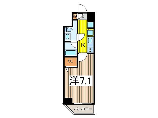 REXZY西川口AZIII 1006｜埼玉県川口市並木３丁目(賃貸マンション1K・10階・22.30㎡)の写真 その2