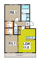 セジュール・アイ 303 ｜ 埼玉県川口市大字芝（賃貸アパート2LDK・3階・58.07㎡） その2