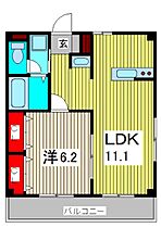 新幸マンション 306 ｜ 埼玉県川口市戸塚東３丁目（賃貸マンション1LDK・3階・42.55㎡） その2